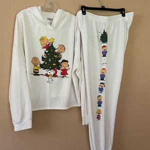 Charlie Brown Hoodie and sweatpants